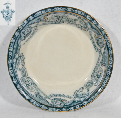 Flow Blue Royal Pottery Staffordshire Renown Berry Bowl 5 1/2''