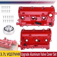 2x Upgrade Aluminum Valve Cover Set for Infiniti G37 2008-13 Nissan 370Z 2009-20