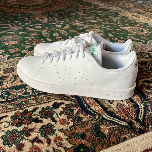 adidas advantage base mens trainers white