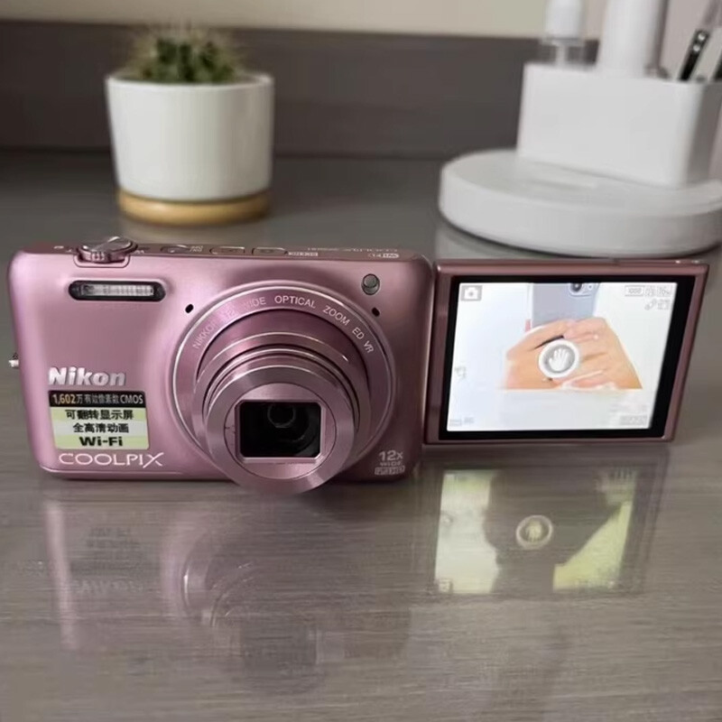 Nikon COOLPIX S6600 Compact Digital Camera 16.0MP 12x Zoom Pink | eBay