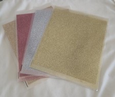 Hojas brillantes Anna Griffin Minc 6"x7" oro, plata, rosa y cobre