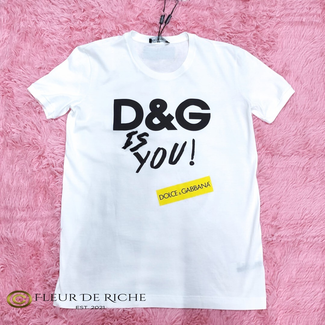 T-shirt Dolce & Gabbana Limited Edition - Taille L - Blanc - Neuf Sans étiquettes