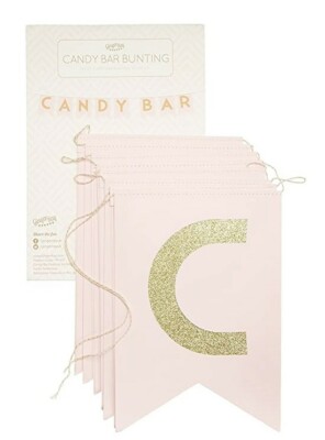 Ginger Ray Girlande Gold & Pastellrosa - 5 M Kreise-Deko Für Hochzeit & Party, Pastel Perfection