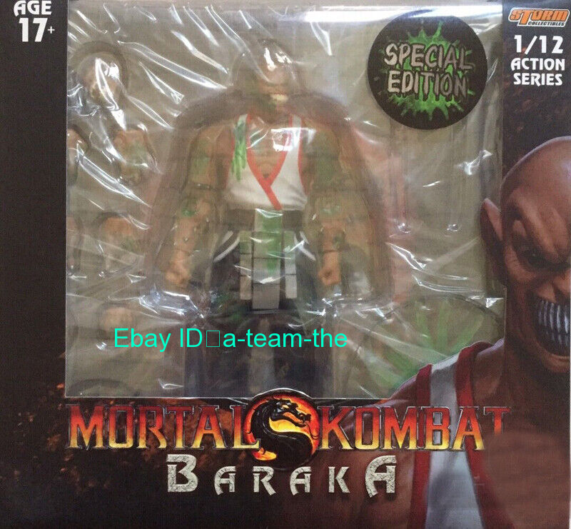 New Storm Toys Mortal Combat BARAKA Blood Stained Ver 1/12 Male 6
