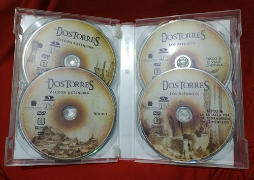 El Señor De Los Anillos Las Dos Torres Edición extendida 4 discos dvd - Imagen 3 de 3
