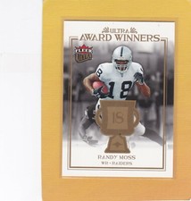 2006 FLEER ULTRA FOOTBALL AWARD WINNERS RANDY MOSS #UAA-RM RAIDERS MINT *67815