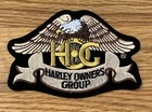 Harley Davidson Harley Owners Group HOG Patch Gold Stitching Vest Jacket