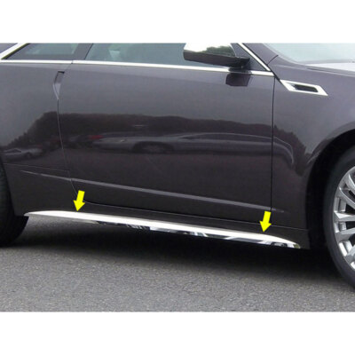 4p Luxury FX Chrome 2.25' Accent Rocker Molding Trim fits 2011-2014 Cadillac CTS