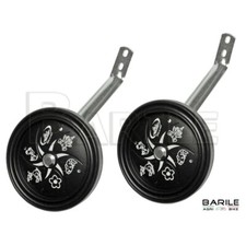 Coppia Stabilizzatori - Rotelle BICI 14 " - 2 Fori Bambino - Bambina