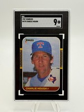1987 Donruss - Charlie Hough #470 - Rangers - SGC 9 MT!