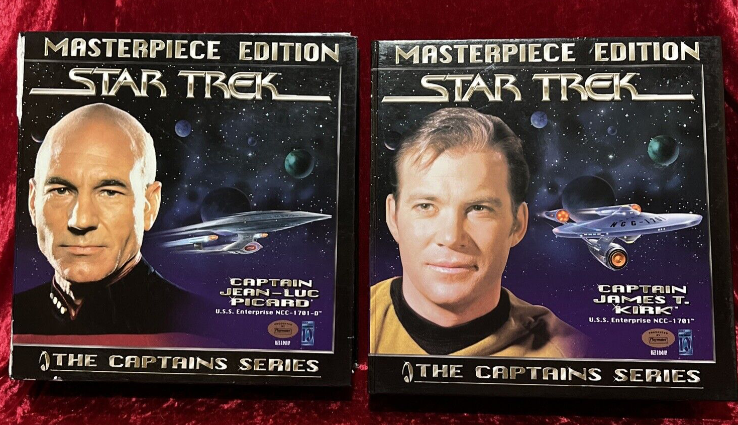 スター・トレック マスターピースエディション ピカード、カークの2点