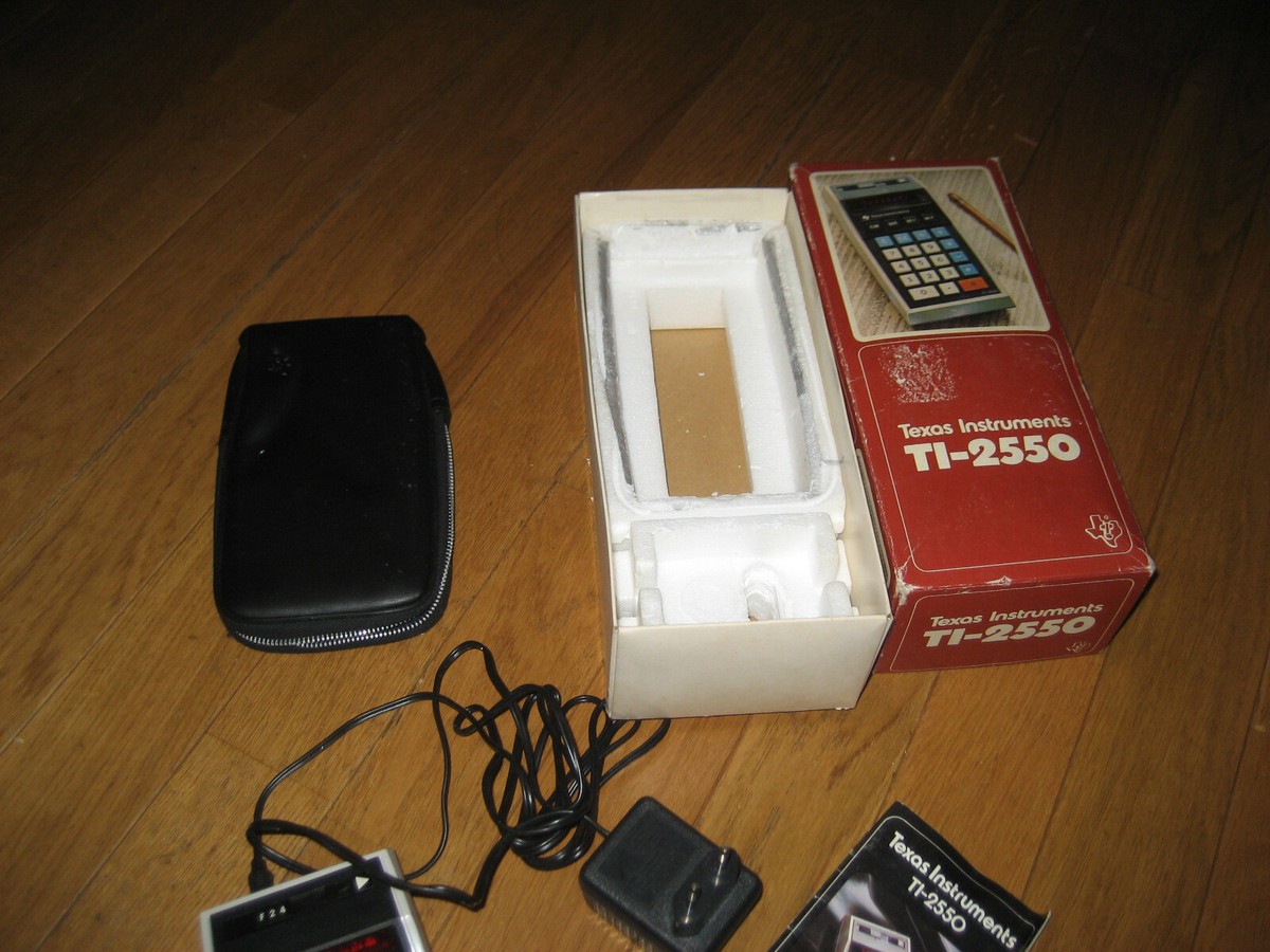 Boîte vide calculatrice TI-2550-II - Collection
