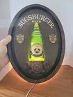 JOSEPH HUBER AUGSBURGER BEER LIGHT UP SIGN Monroe Wis Bar VTG