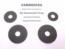 DAIWA REEL PART Sealine SL30SH (4) Smooth Drag Carbontex Drag Washers #SDD107