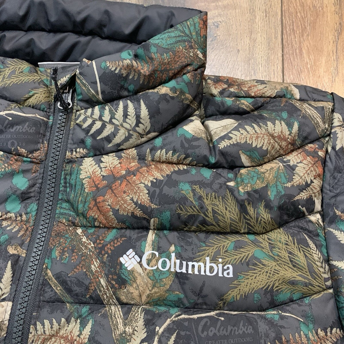 Columbia Winter Coat Jacket Powder Lite Camouflage Omni-Heat $160