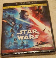 Star Wars Episode IX The Rise of Skywalker 4K Ultra HD + Blu-Ray + Digital new