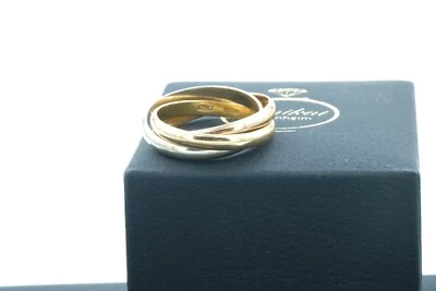Goldring 3-Fach Tricolor Ring 18 k Gold 750 - Bild 1 von 4