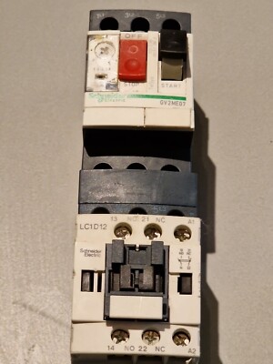 Schneider Electric Motorschutz-Kombination: GV2ME07 + LC1D12