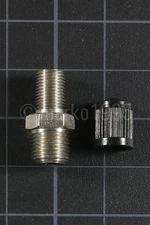 [x1] 1/8" NPT MPT Stainless Steel SS316 Air Compressor Tank Fill Valve Schrader