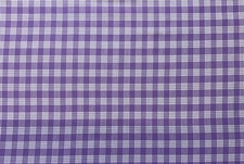 PLAID FABRIC by the yard - Purple - 43 wide