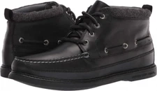 SPERRY TOP SIDER GOLD CHUKKA mens black leather waterproof lace up boat boots