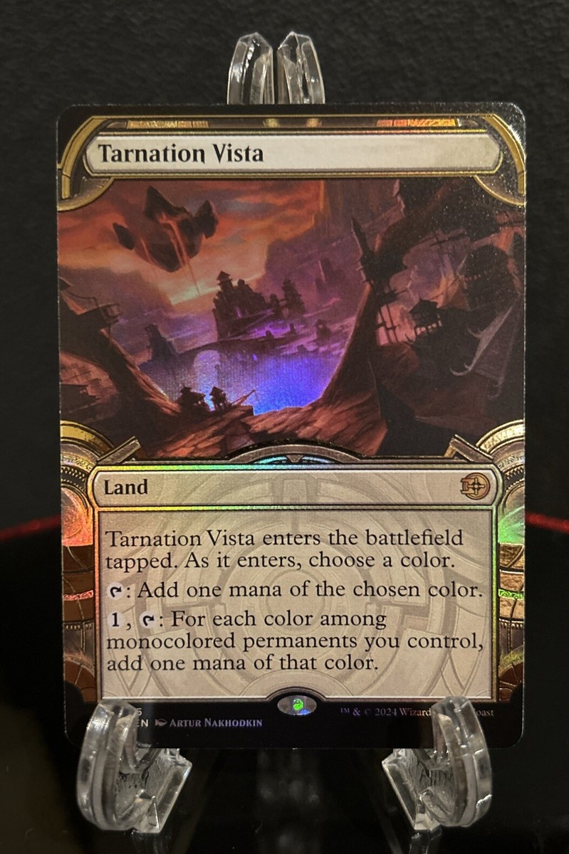 MTG Tarnation Vista (Showcase) (Raised Foil) Near Mint Foil
