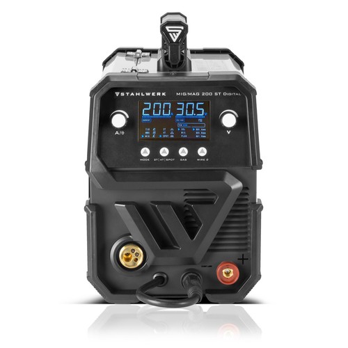 STAHLWERK welding machine MIG MAG 200 ST Digital IGBT shielding gas inverter wit - Picture 12 of 15