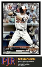 2017 Bowman Draft #BD-55 Adam Hall Baltimore Orioles  Paper