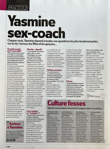 2007 Yasmine Lafitte Sex Coach 2-Pg Original French Pictorial 22x30cm FHM 92 - Picture 3 of 4