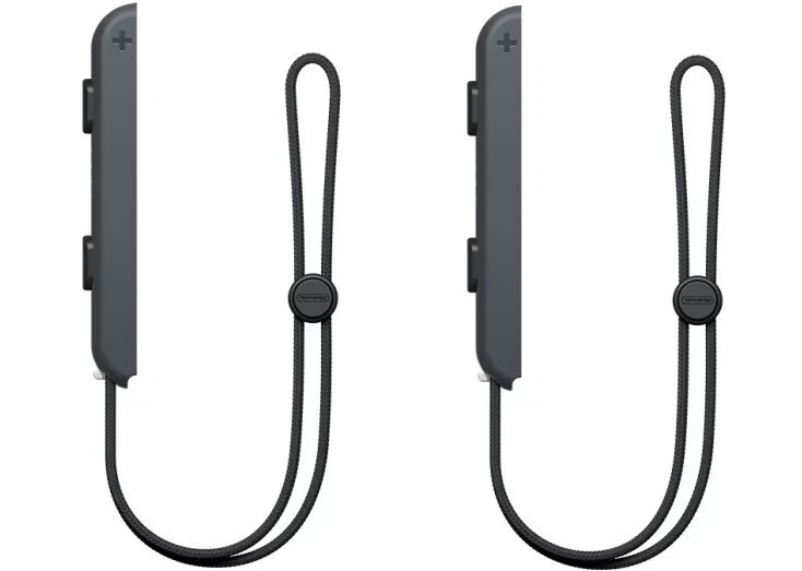 Official Nintendo Switch Wrist Straps Pair of 2 Genuine Joy Con Straps - Black - Image 3 of 4