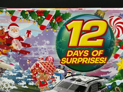 2025 Lionel Racing Advent Calendar with 12 1 64 NASCAR Diecast