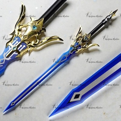 Genshin Impact Freedom Sworn Sword   Full Metal Life-Size Replica