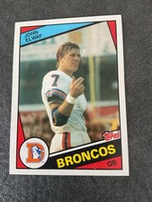 John Elway Rookie 1984 Topps Football Card #63. rookie card picture
