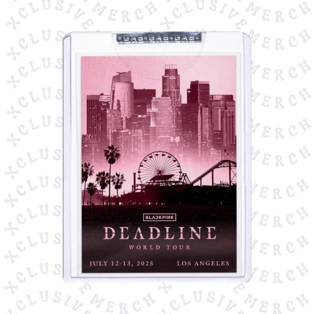 BLACKPINK DEADLINE TOUR 韓国限定トレカ 250730 BLACKPINK WORLD TOUR [DEADLINE] IN PARIS OFFICIAL POP
