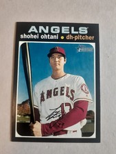 Shohei Ohtani 2020 Topps Heritage SP # 433 Dodgers Angels