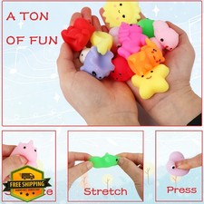 80pc Mochi Squishy Toys Mini Kawaii Fidget Bundles Kids Party Favors