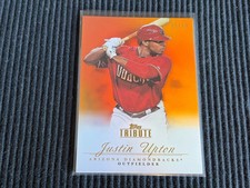 2012 TOPPS TRIBUTE #83 JUSTIN UPTON *ORANGE #29/50*  DIAMONDBACKS