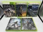 Halo Game Bundle of 5 Xbox 360 All Complete CIB 3 + 4 + Reach + ODST + Wars