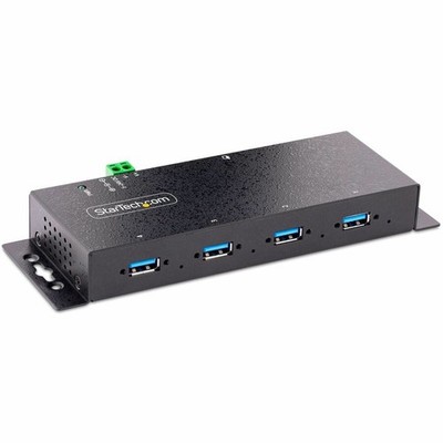 StarTech 4-Port Industrial USB 3.0 5Gbps Hub, Rugged USB Hub with ESD