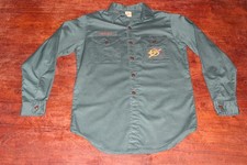 Boy Scouts of America BSA Youth Shirt Green X-Large Size15 Explorer Vintage