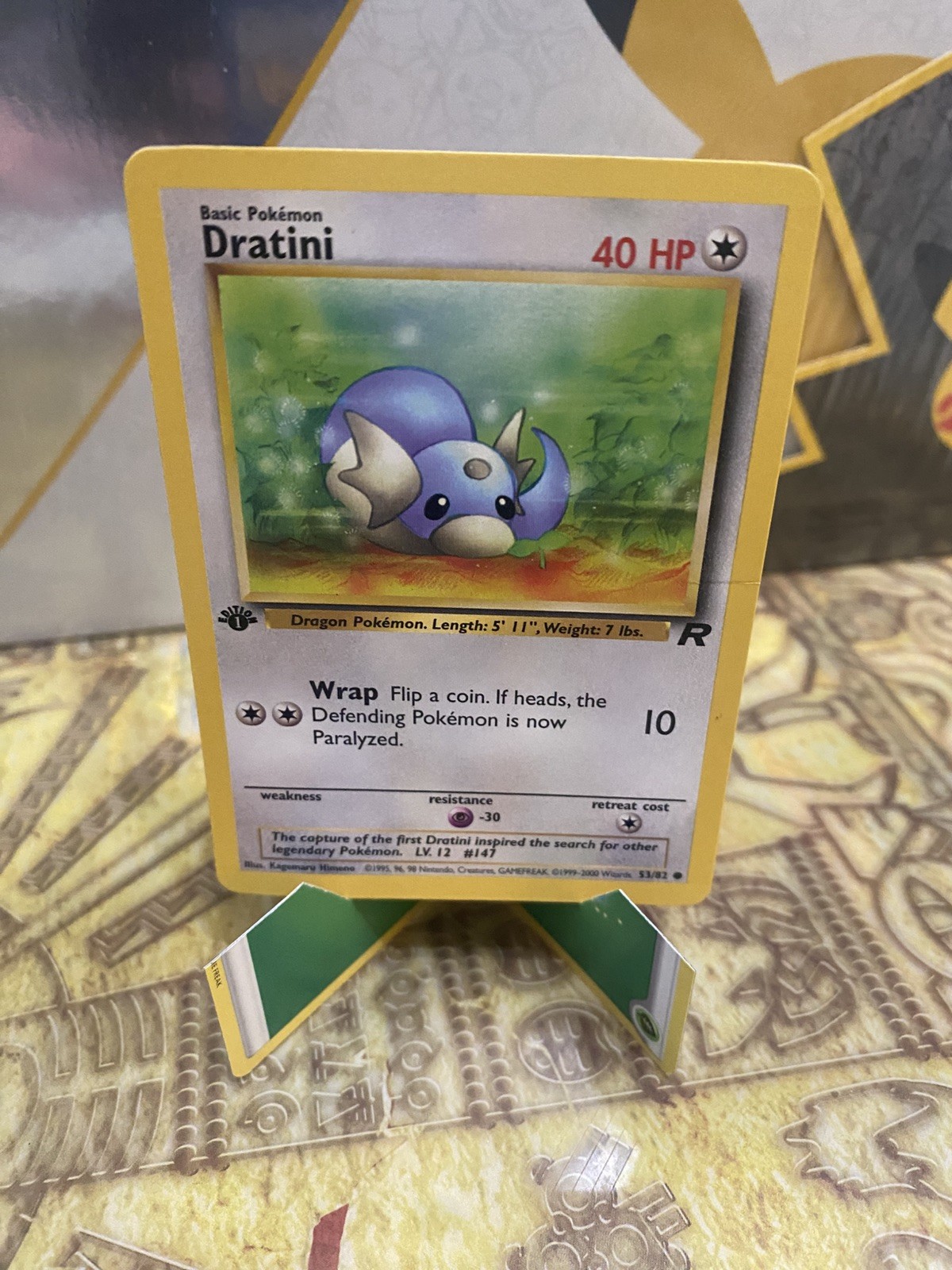 Pokemon TCG 1st Edition Team Rocket Dratini Common 53/82 NM-Mint