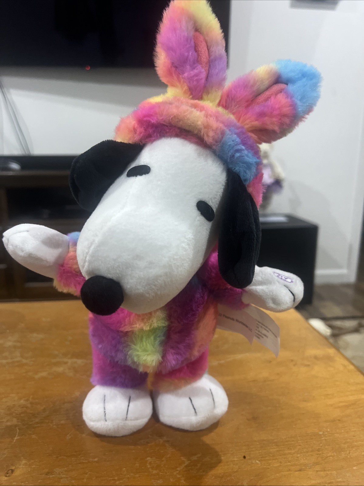 admitted tie-dyed Easter Snoopy approximately 12 … - image 1