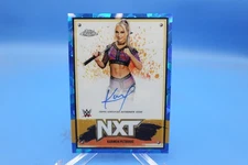 2025 Topps Chrome Sapphire WWE Karmen Petrovic On Card Auto NXT
