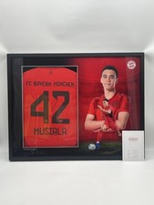 Bayern Munich Jersey Jamal Musiala Signed With COA Adidas 92/100