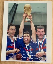 Bixente Lizarazu France signed 10x8 photo Image C RACC Trusted Seller ACGCert