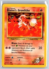 BLAINE'S GROWLITHE 62/132 GYM HEROES 2000