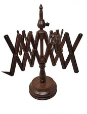 Wooden Umbrella Yarn Swift Holder - Hand Operated Knitting Winding Tools Wool Wi
