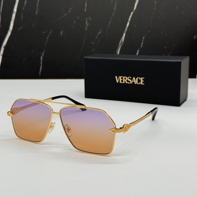 NEW VERSACE VE2284 1002/EL SUNGLASSES WOMEN GOLD/PINK VE2284 1002EL EYEWEAR