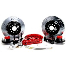 Baer Brakes 4301076S 14" Ext+ Brake Sys Frt Slvr 55-57 Fits Chevy