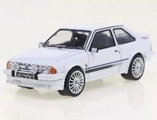 1/43 Ford Escort MK III RS Turbo 1984 White Diecast